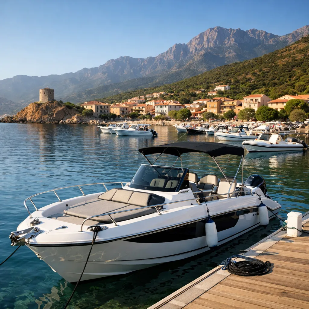 Départ depuis le village pittoresque de Galéria en Corse